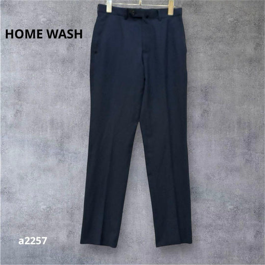 Slacks pants center press office navy L