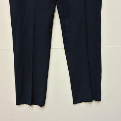 [Home wash] Slacks pants center press office navy L