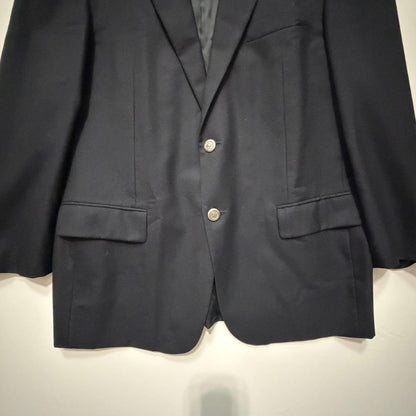 [Durban] Tailored jacket suit wool made in Japan navy L