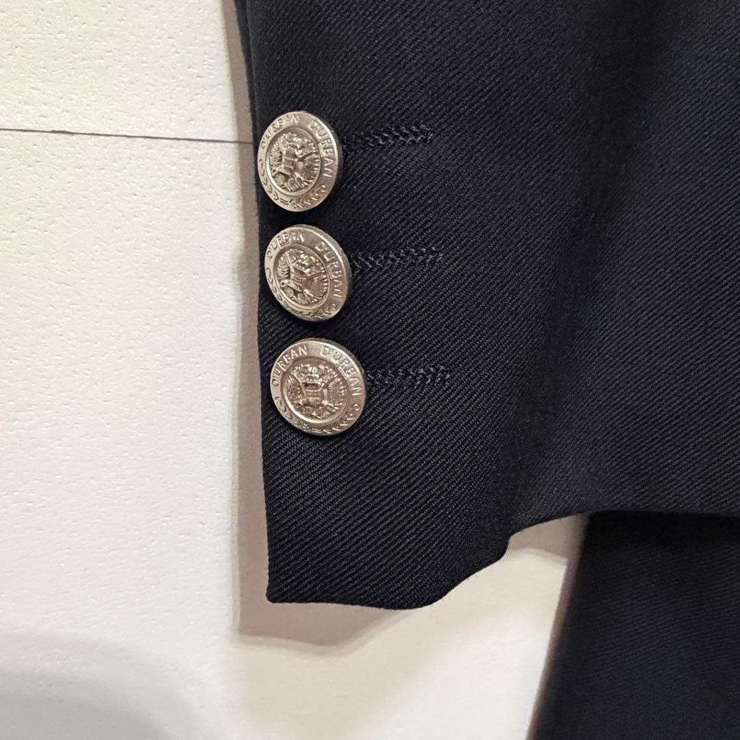 [Durban] Tailored jacket suit wool made in Japan navy L