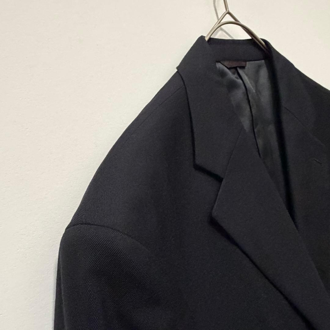 [Durban] Tailored jacket suit wool made in Japan navy L