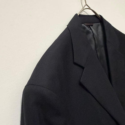 [Durban] Tailored jacket suit wool made in Japan navy L