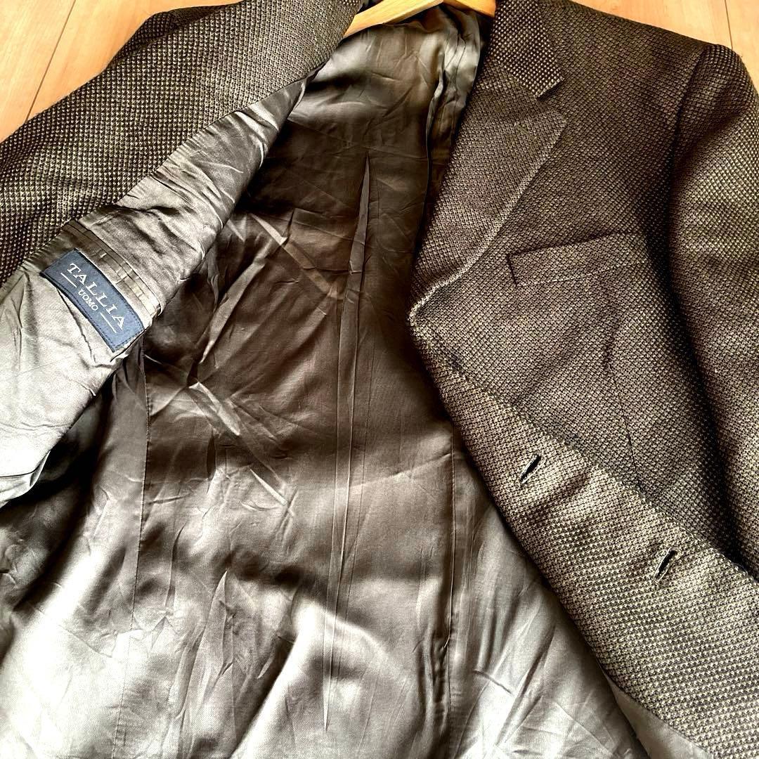 TALLIA UOMO Tailored Jacket Check Pattern Jacket Herringbone