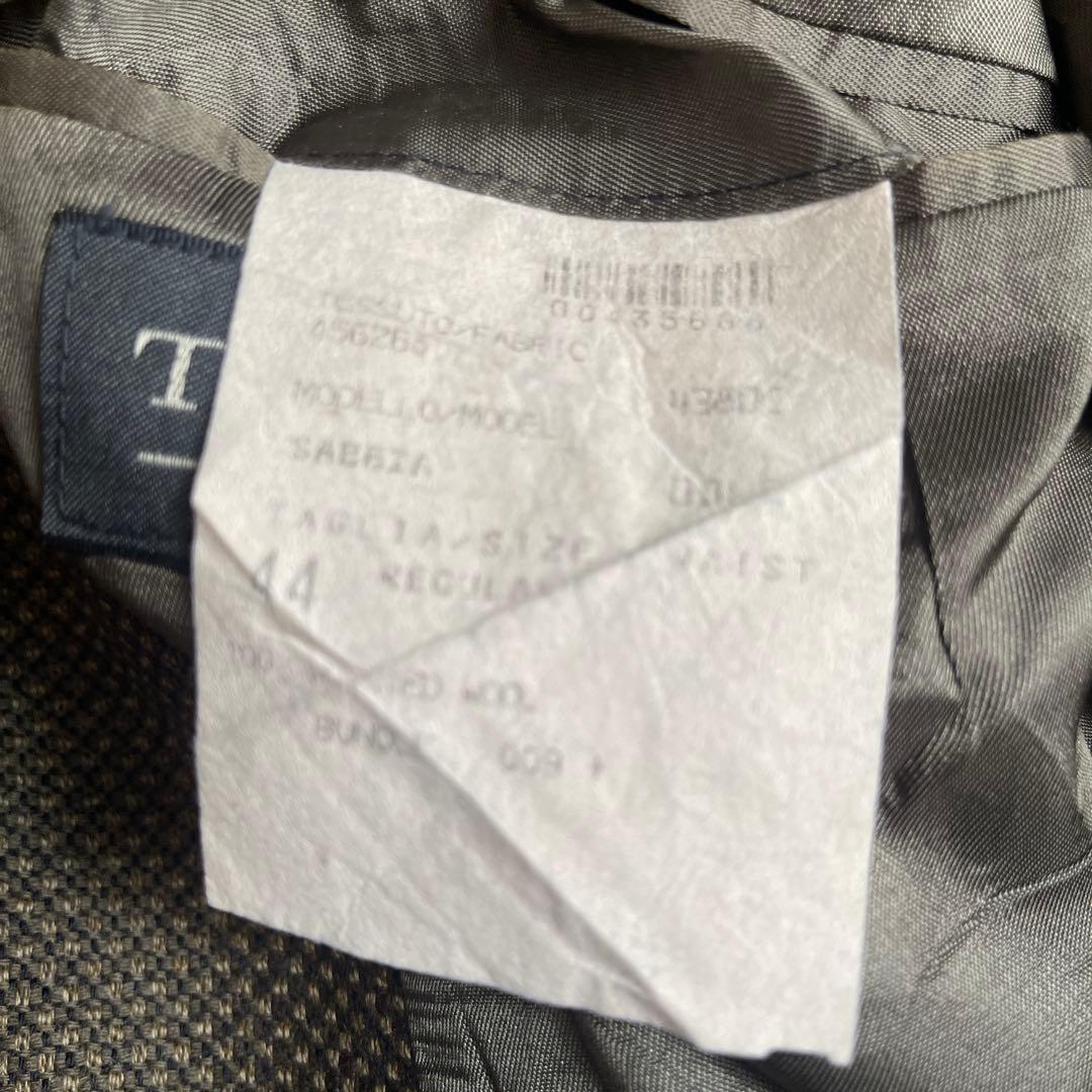 TALLIA UOMO Tailored Jacket Check Pattern Jacket Herringbone