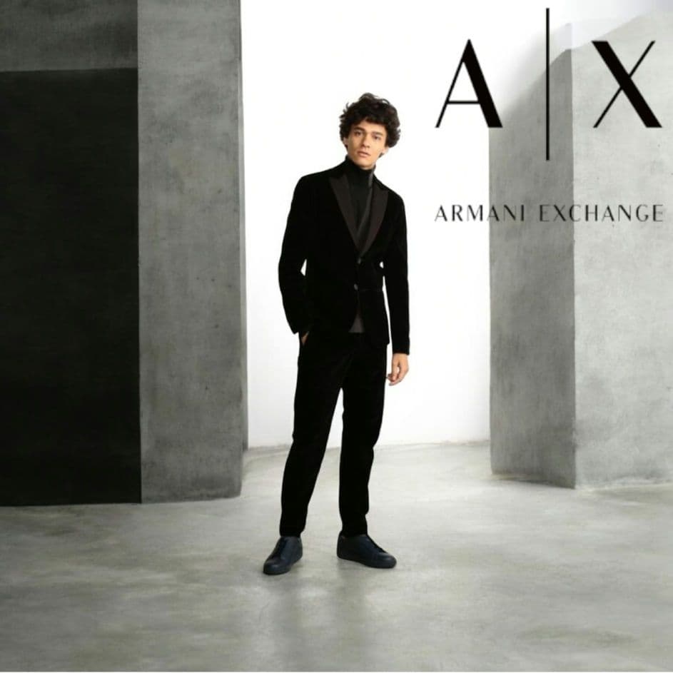 A|X Armani Exchange Velvet Suit Setup H175W78
