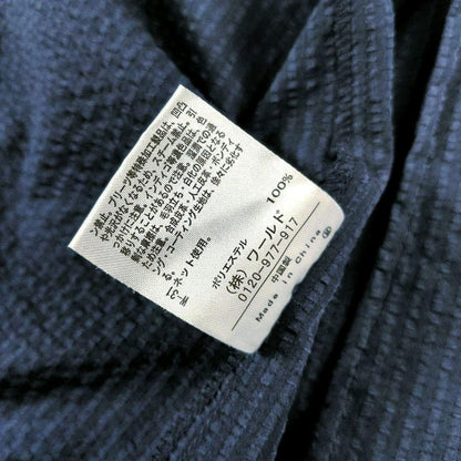 Very good condition Takeokikuchi TK washable seersucker tailored jacket navy
