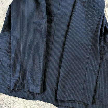 Very good condition Takeokikuchi TK washable seersucker tailored jacket navy