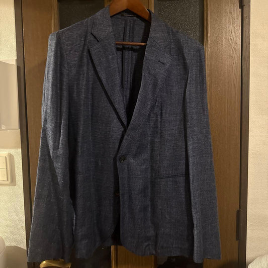 Men's casual jacket navy Armani 48