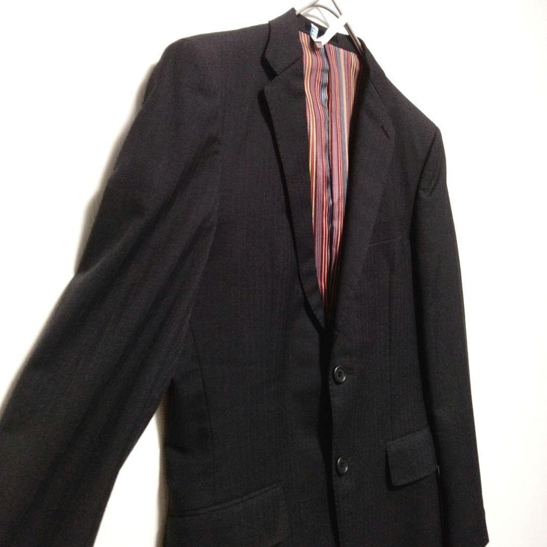 Onward Kashiyama Suit Setup Lining Flashy Stripe Red Blue M Size