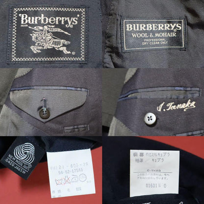Burberrys 90s WOOL & MOHAIR gold button double setup