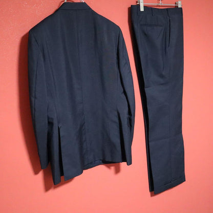 Burberrys 90s WOOL & MOHAIR gold button double setup