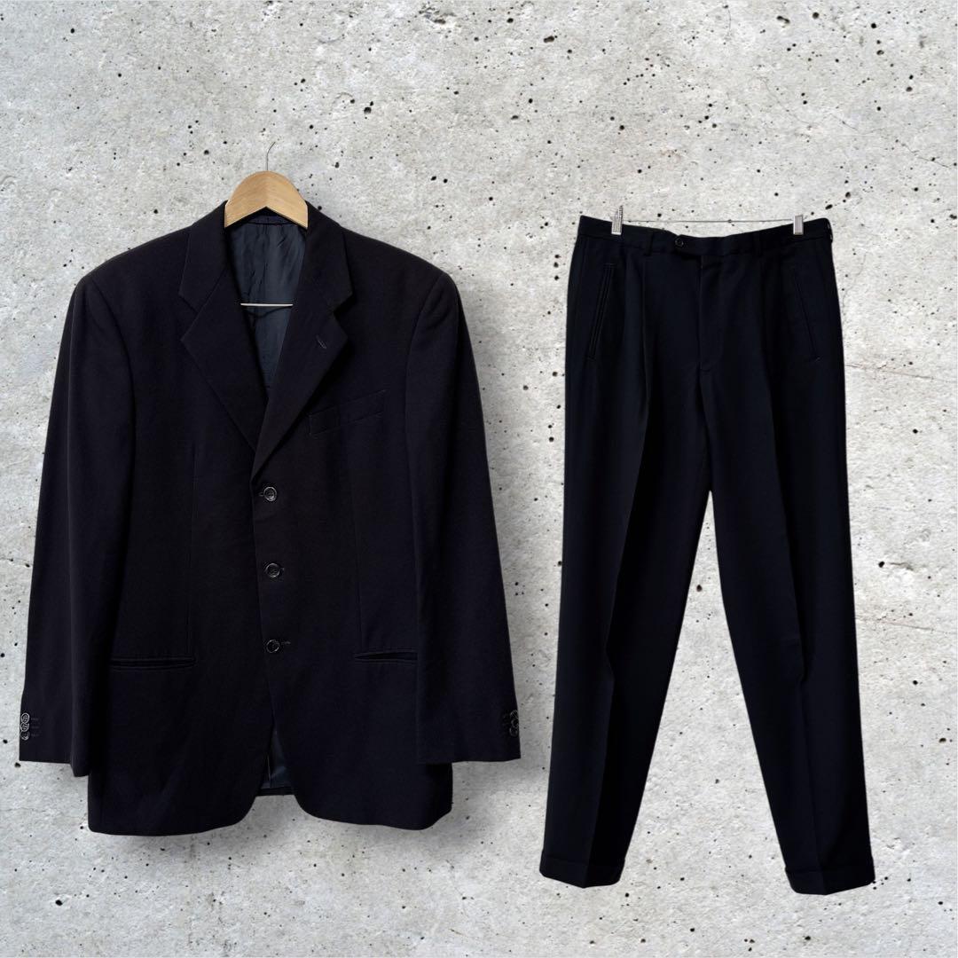 Armani Collezioni Suit Setup 50R Black Made in Italy