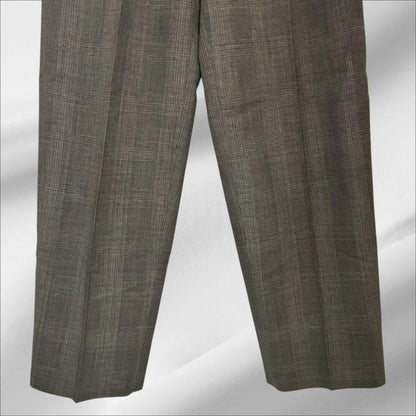 “Durban” Suit Setup Beige Check Retro Masaki Suda Style