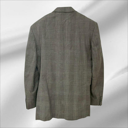 “Durban” Suit Setup Beige Check Retro Masaki Suda Style