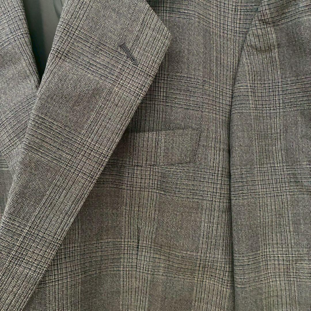 “Durban” Suit Setup Beige Check Retro Masaki Suda Style