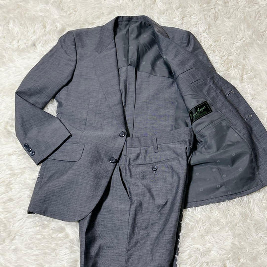 [c3411] Business suit gray setup men's
