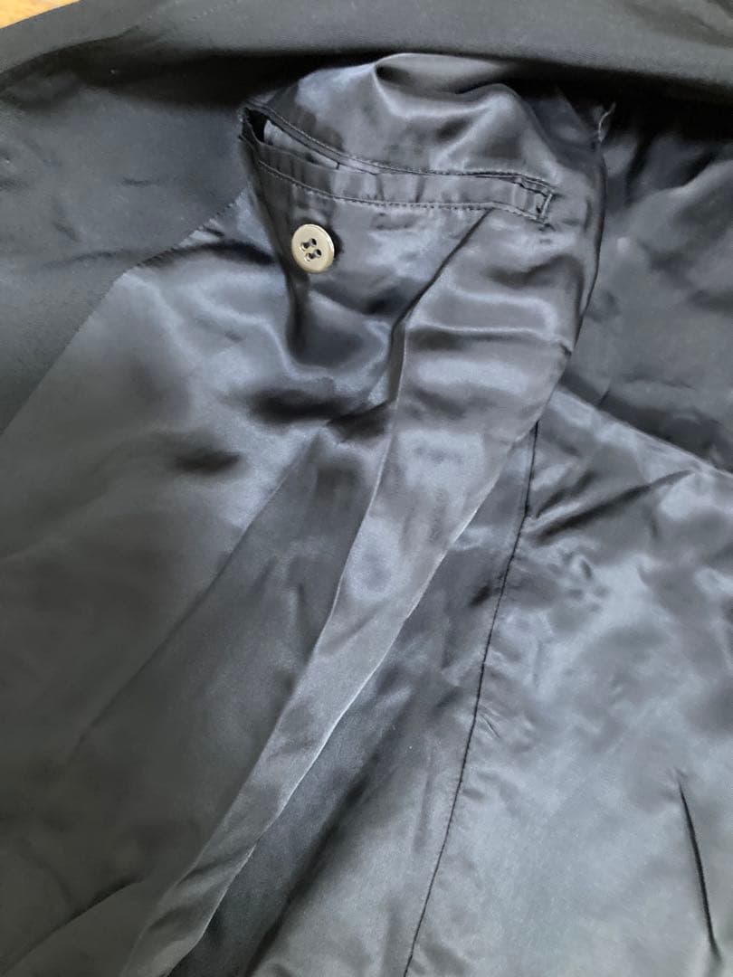 [Rare 80s] LQ MEN Yohji Yamamoto Wool Setup Snap Button