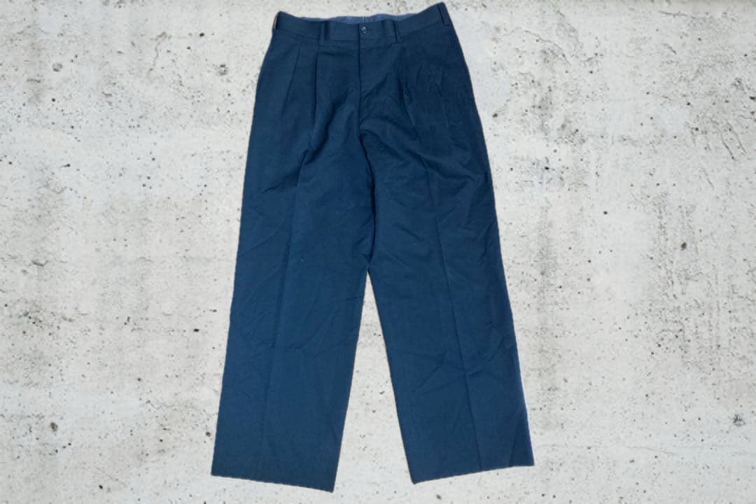[Rare 80s] LQ MEN Yohji Yamamoto Wool Setup Snap Button