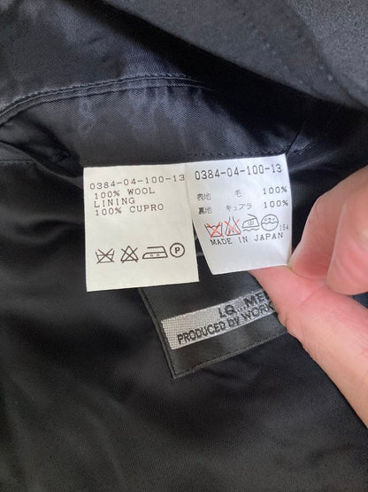 [Rare 80s] LQ MEN Yohji Yamamoto Wool Setup Snap Button