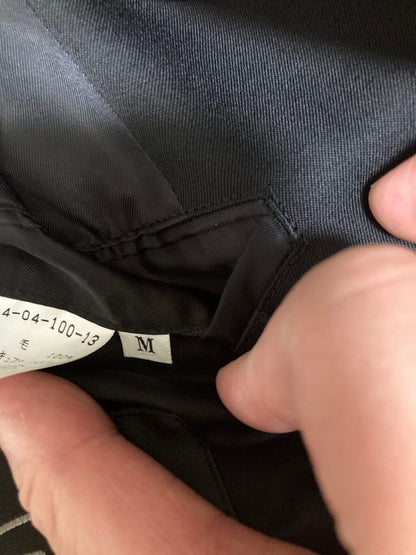 [Rare 80s] LQ MEN Yohji Yamamoto Wool Setup Snap Button