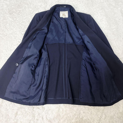 Burberrys Navy blue gold button double 42 skirt setup rare