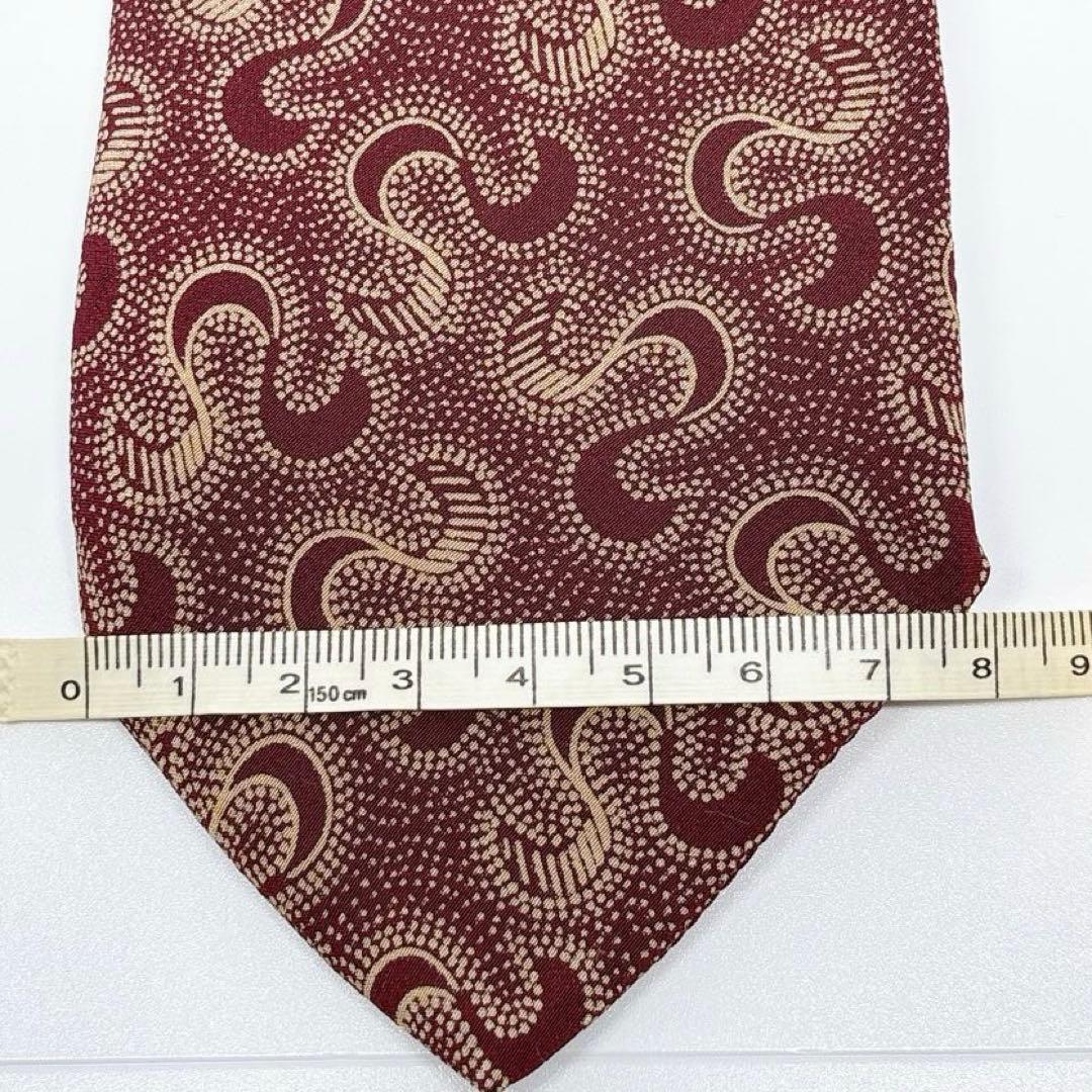 Giorgio Armani Tie Geometric Pattern 100% Silk Made in Italy 8cm