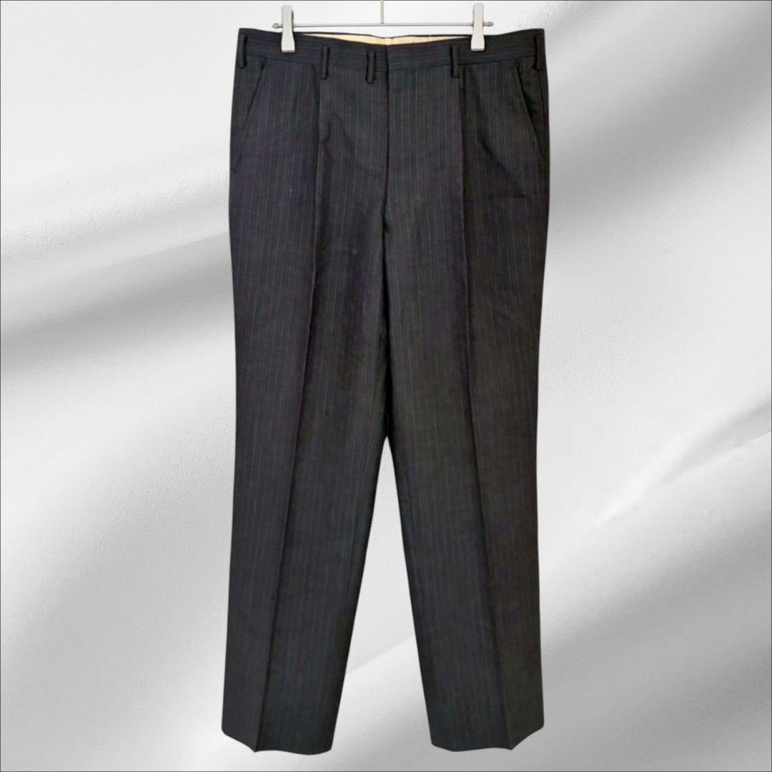 Made in America high quality "Plum Royal" suit set up Gray striped
