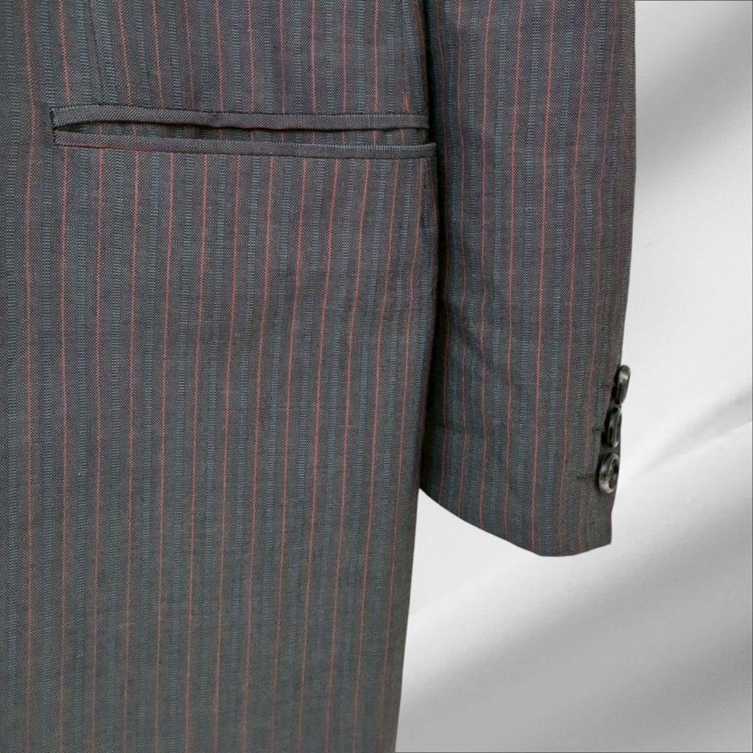 Made in America high quality "Plum Royal" suit set up Gray striped