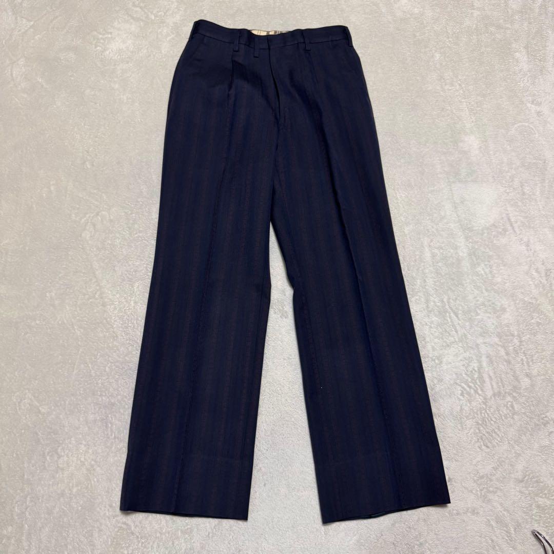 バレンシアガ スーツ セットアップ Super 120s カシミヤ混 ストライプ