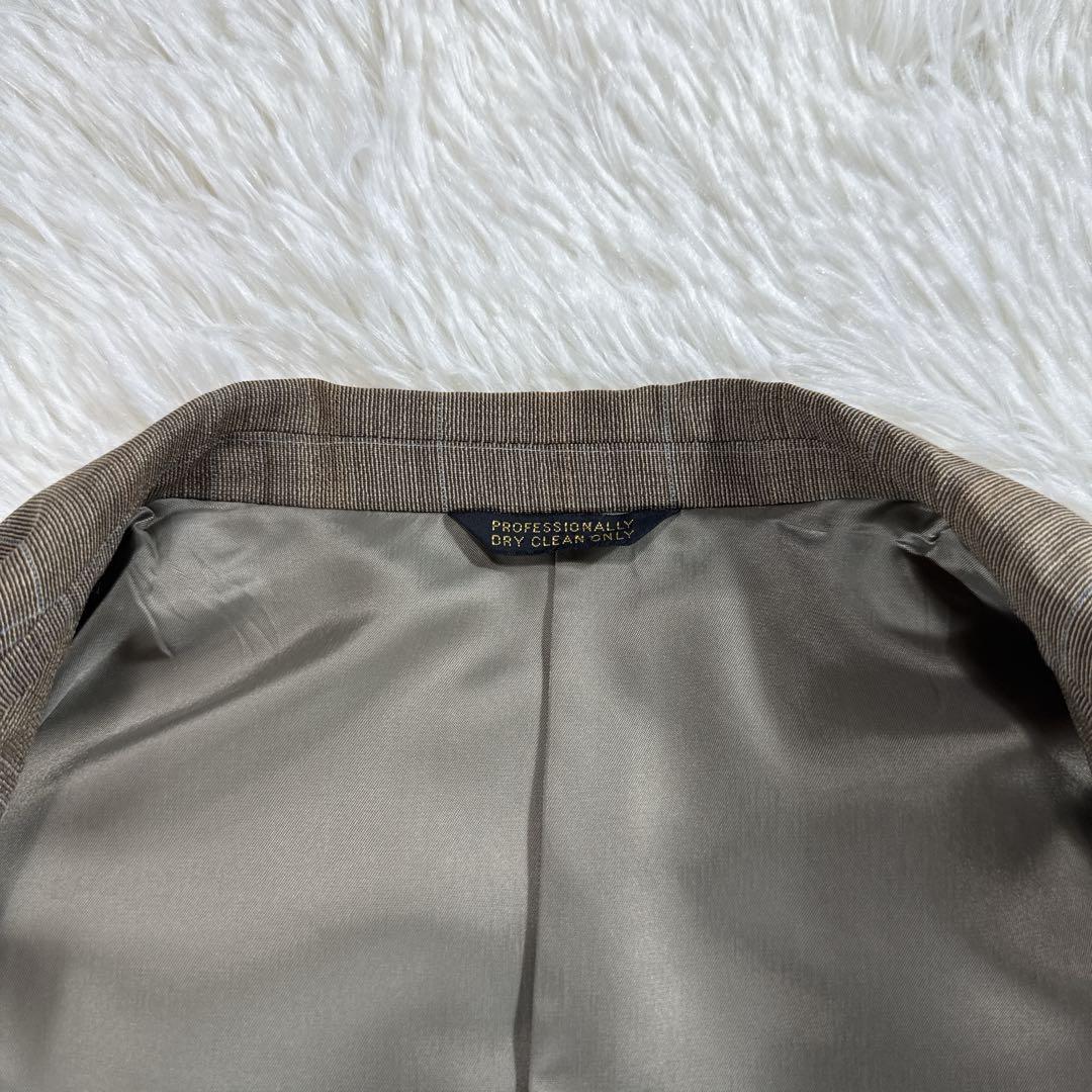 [Vintage] Ermenegildo Zegna Fabric Setup Suit Brown Check