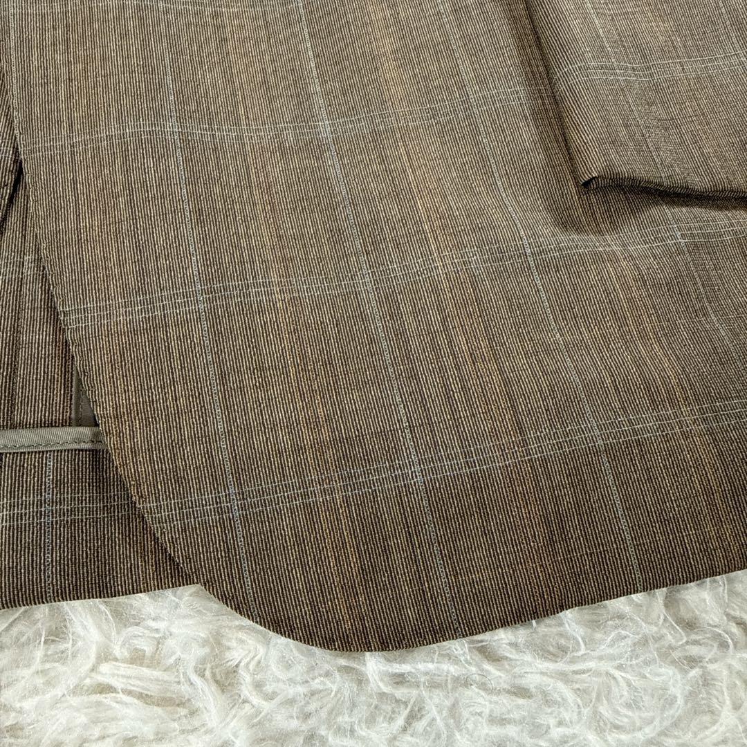 [Vintage] Ermenegildo Zegna Fabric Setup Suit Brown Check