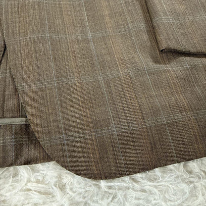 [Vintage] Ermenegildo Zegna Fabric Setup Suit Brown Check