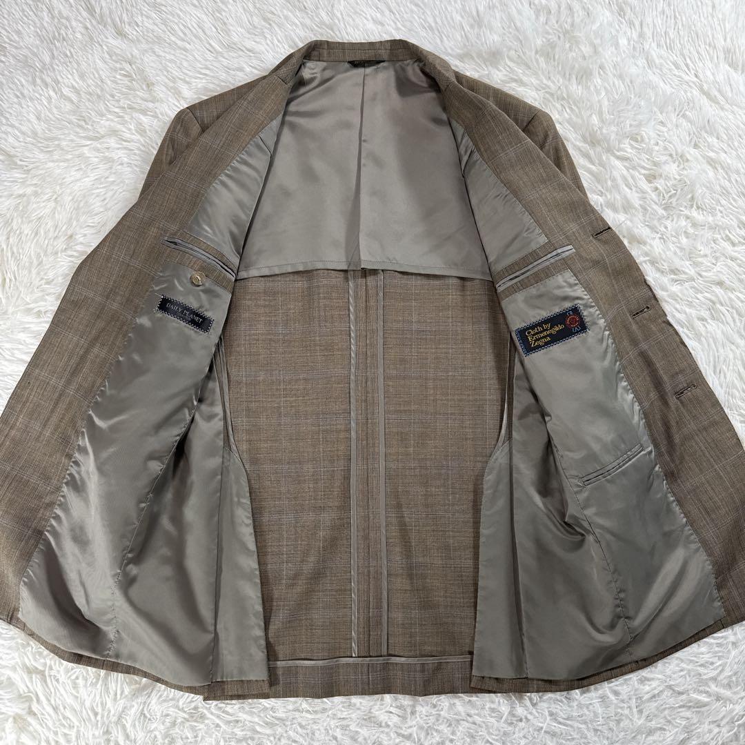 [Vintage] Ermenegildo Zegna Fabric Setup Suit Brown Check