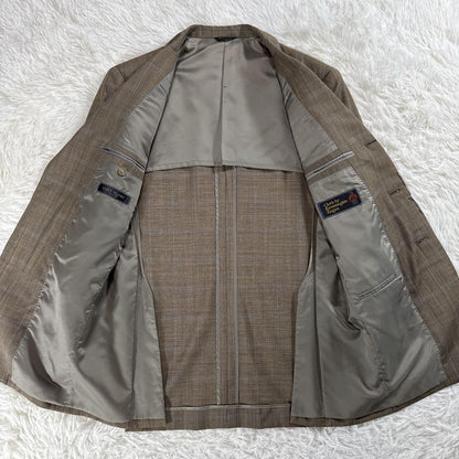 [Vintage] Ermenegildo Zegna Fabric Setup Suit Brown Check