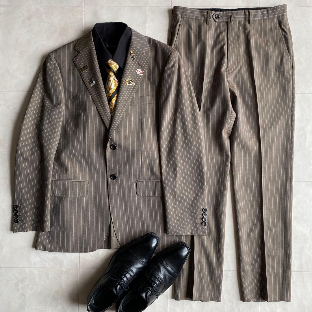90s VERSACE Necktie CANONICO Luxury Suit Pins 4 Piece Set
