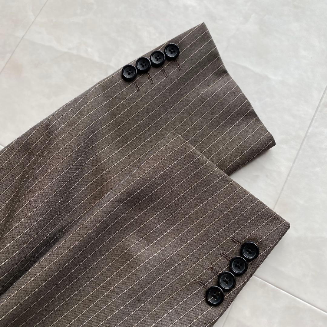 90s VERSACE Necktie CANONICO Luxury Suit Pins 4 Piece Set