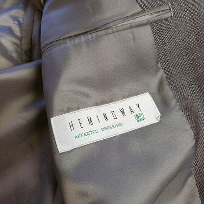 [1 item] Good condition HEMINGWAY men's suit formal suit mohair blend
