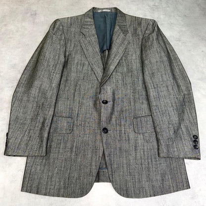 50s 60s style vintage Kasuri pattern suit extra thick rockabilly