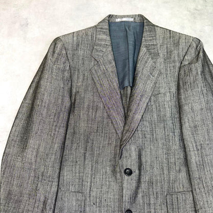 50s 60s style vintage Kasuri pattern suit extra thick rockabilly