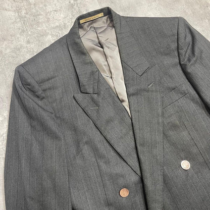[Set of 5] Armani Setup Pins Tie Shirt Gray Coming of Age Ceremony