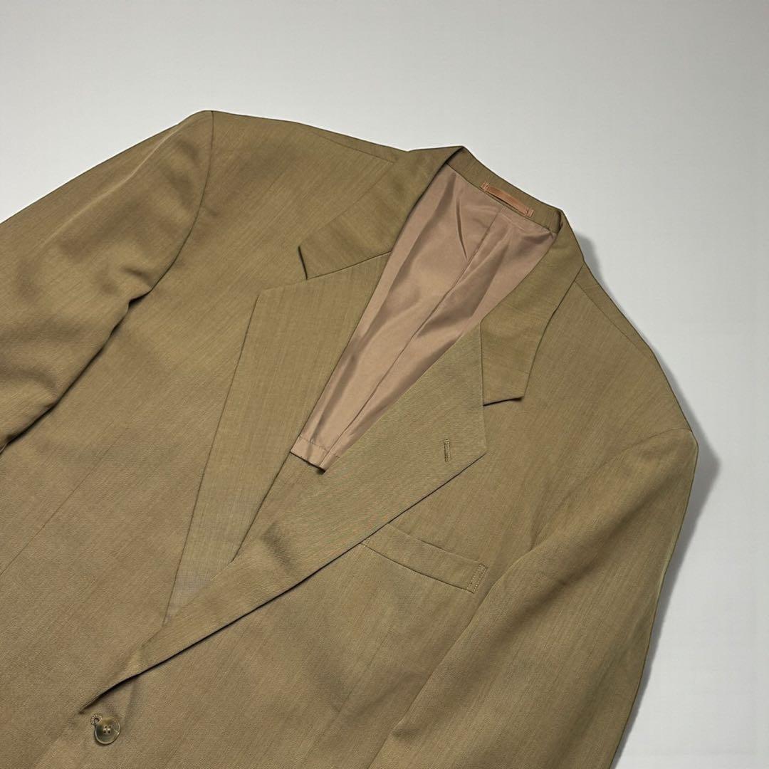 Vintage Suit Setup Beige Single 2 Button Old Clothes