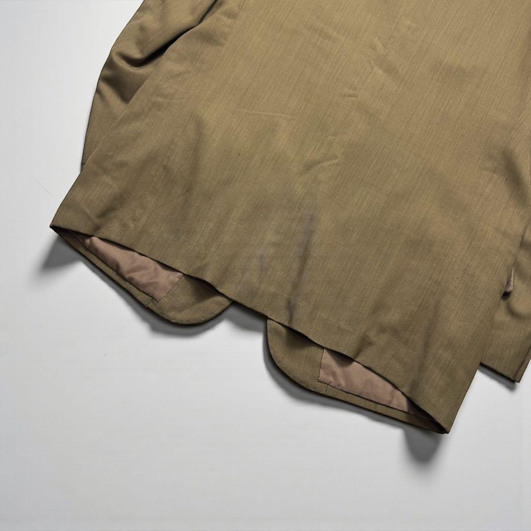 Vintage Suit Setup Beige Single 2 Button Old Clothes