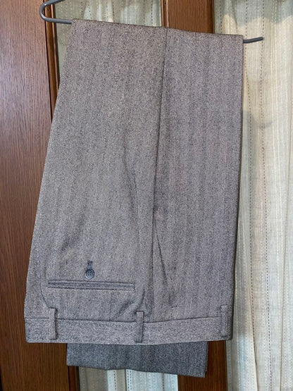 Casual suit set up herringbone gray vintage clothing