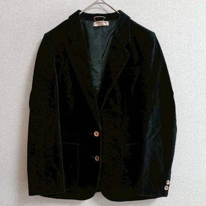 s0811 [Ventisette] Cotton velor tailored jacket suit thick