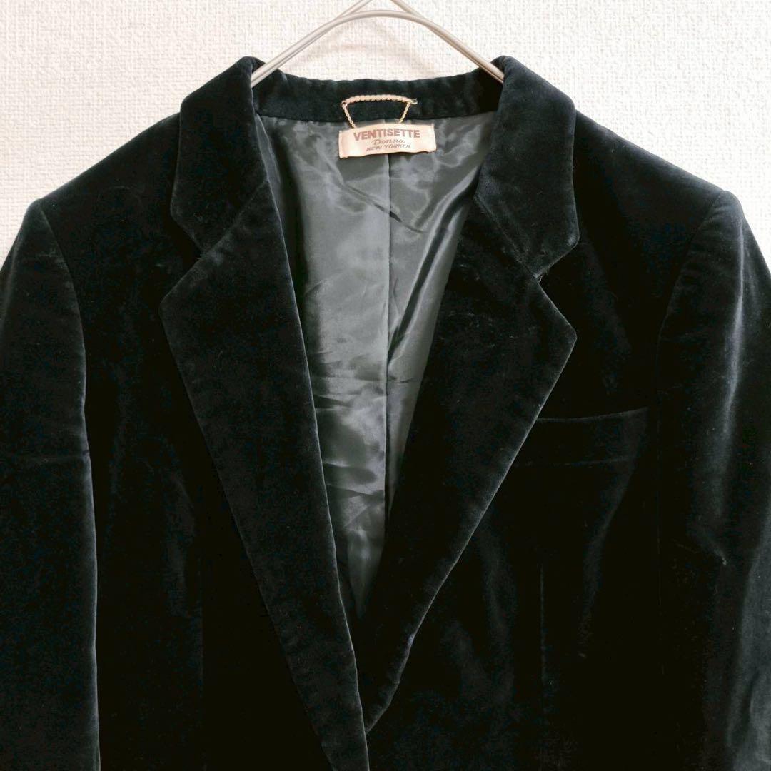 s0811 [Ventisette] Cotton velor tailored jacket suit thick