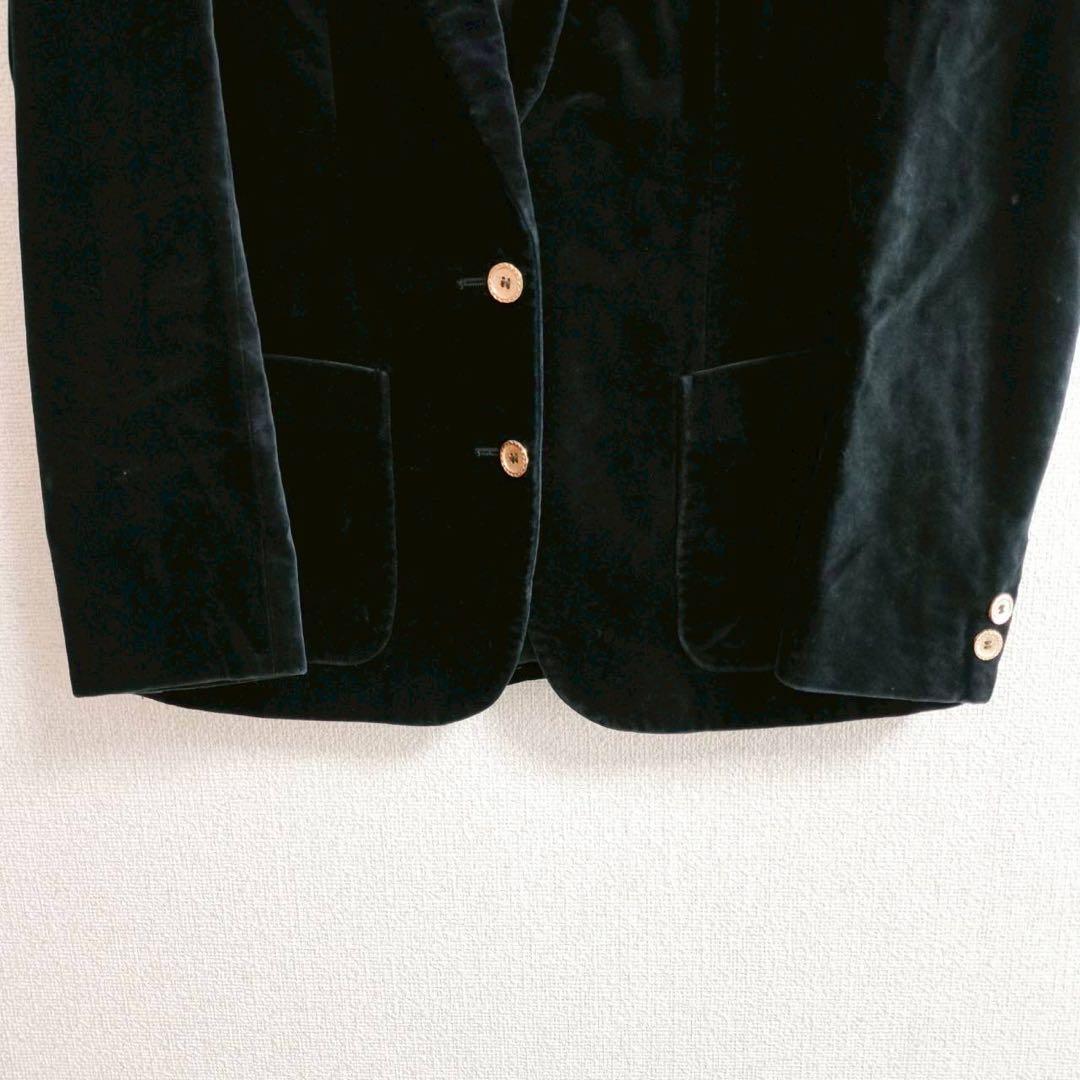 s0811 [Ventisette] Cotton velor tailored jacket suit thick