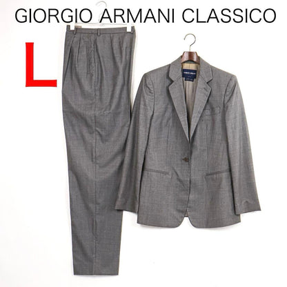 H6404 Giorgio Armani Classico Wool 1 Button Suit Setup Y2K