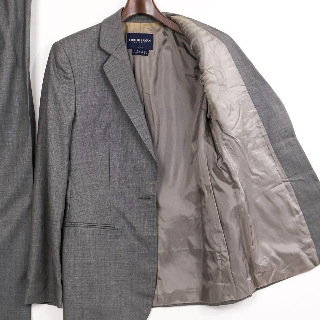 H6404 Giorgio Armani Classico Wool 1 Button Suit Setup Y2K
