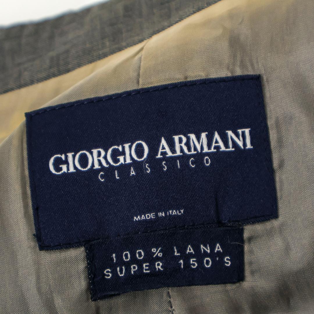 H6404 Giorgio Armani Classico Wool 1 Button Suit Setup Y2K