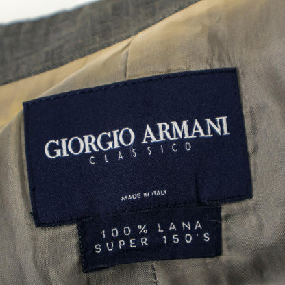 H6404 Giorgio Armani Classico Wool 1 Button Suit Setup Y2K